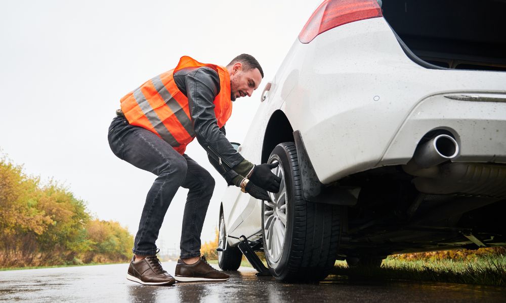 Tire change service Baton Rouge Louisiana